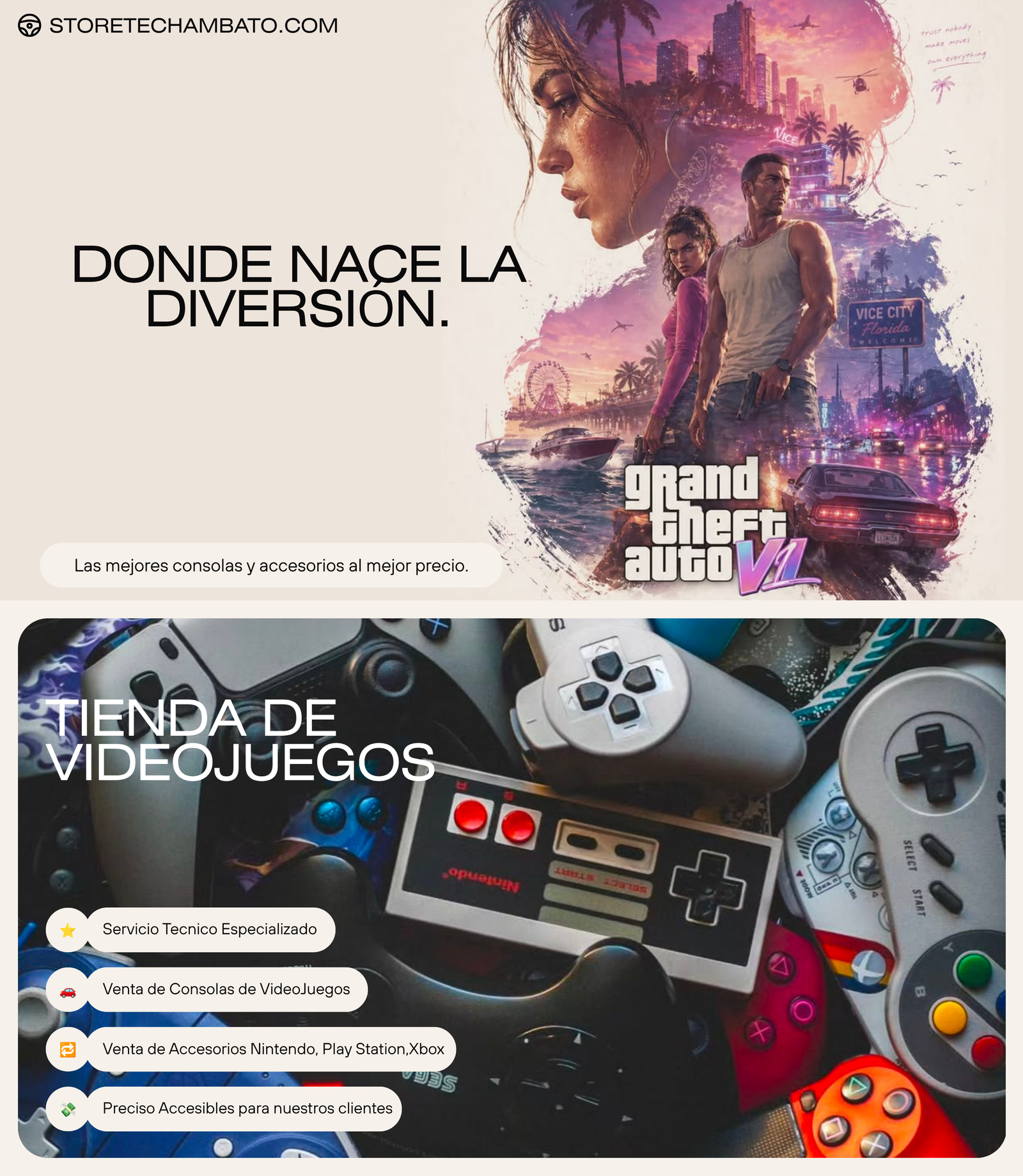 Store Tech Ambato - Dónde Nace la Diversión